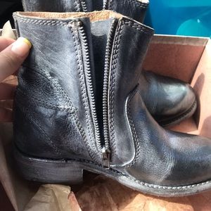 Charcoal gray unworn Bed Stu boots (still in box)